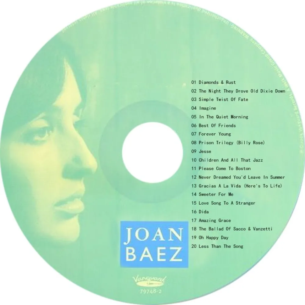Альбом Joan Baez Diamonds and Rust: Коллекция, Фолк-Квин, CD-диск с безупречным качеством звука для прослушивания в автомобиле, Западная фолк-музыка
Альбом Joan Baez Diamonds and Rust: Коллекция, Фолк-Квин, CD-диск с безупречным качеством звука для прослушивания в автомобиле, Западная фолк-музыка