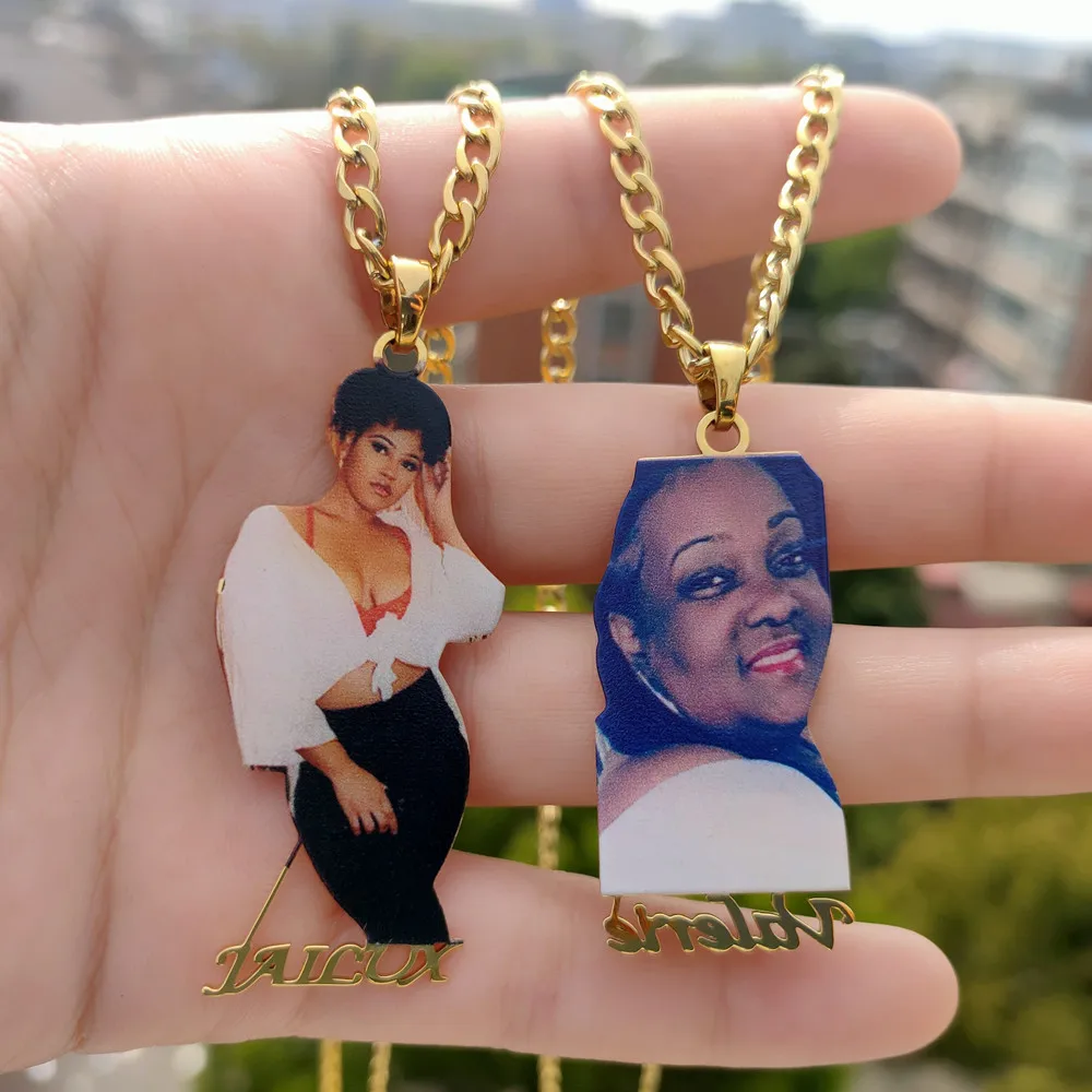 3UMeter Custom Photo Necklace Custom Picture Nameplate Pendant Necklace for Kids Custom Memory Jewelry for Family Gifts Collar
3UMeter Custom Photo Necklace Custom Picture Nameplate Pendant Necklace for Kids Custom Memory Jewelry for Family Gifts Collar
