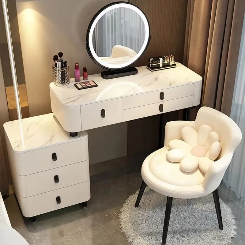 European Beauty Vanity Table Nordic Trendy Modern Delicacy Vanity Table Unique Storage Coiffeuse De Chambre Bedroom Furniture
European Beauty Vanity Table Nordic Trendy Modern Delicacy Vanity Table Unique Storage Coiffeuse De Chambre Bedroom Furniture