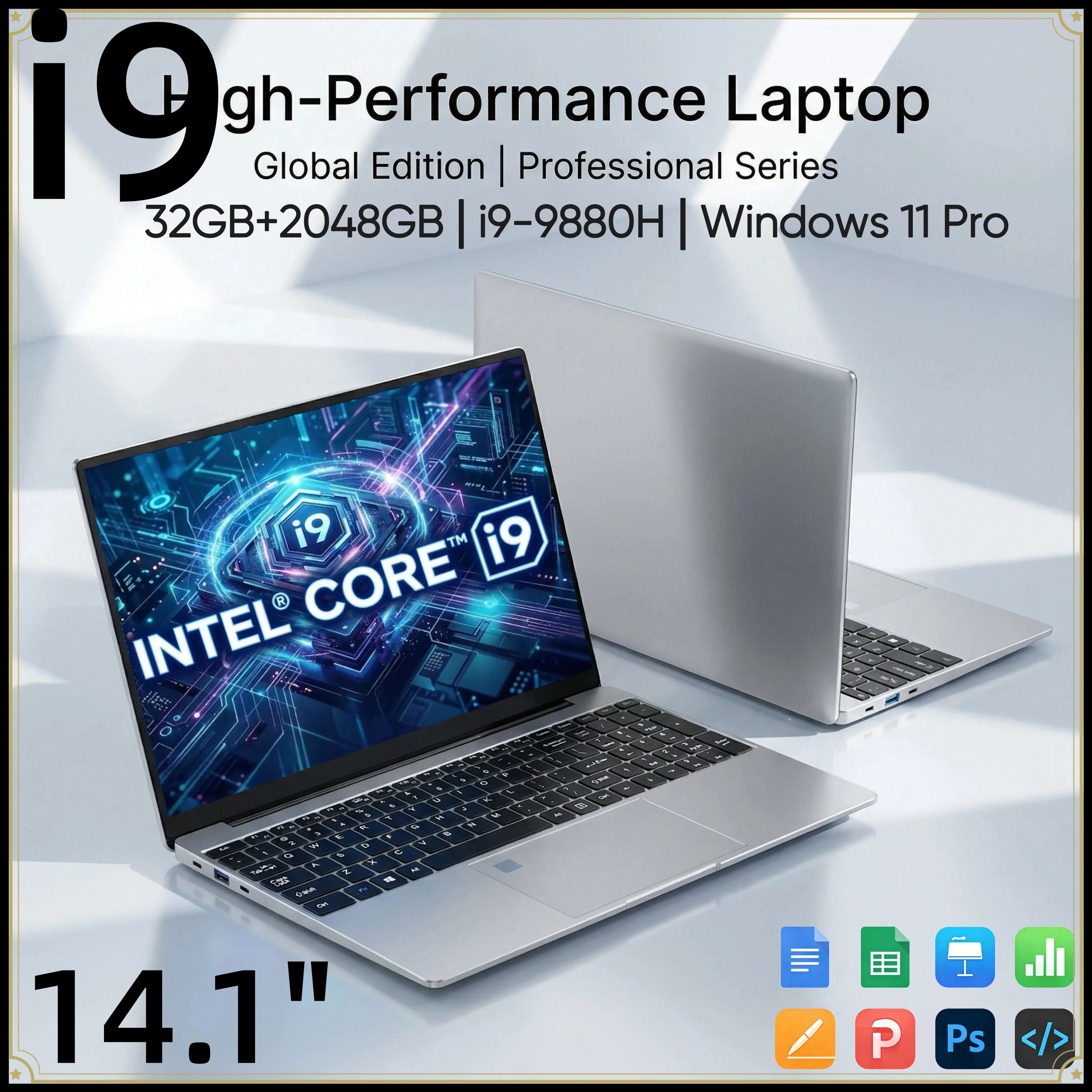 LENO 14.1" Gaming Intel i9 9880H Laptop Windows 11 Pro 32GB RAM 2TB SSD 5000mAh Battery Fast Speed Gaming Office Notebook PC
LENO 14.1" Gaming Intel i9 9880H Laptop Windows 11 Pro 32GB RAM 2TB SSD 5000mAh Battery Fast Speed Gaming Office Notebook PC