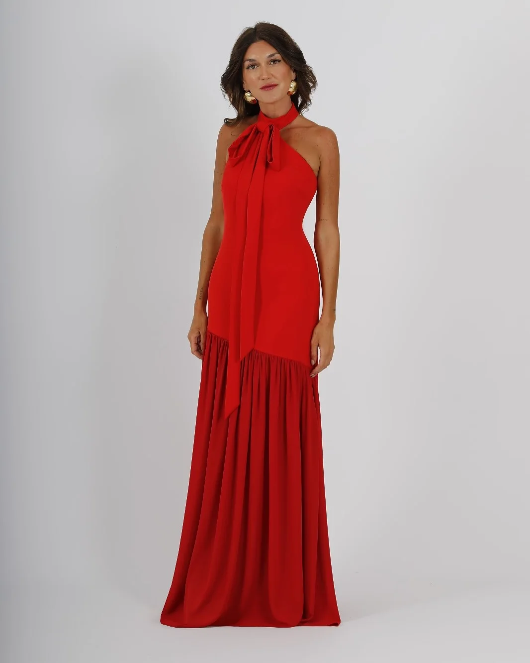Customized Classic Jersey Evening Dresses Sexy Sleeveless Halter Celebrity Gowns Saudi Arabia 2025 Special Occasion Go
Customized Classic Jersey Evening Dresses Sexy Sleeveless Halter Celebrity Gowns Saudi Arabia 2025 Special Occasion Go