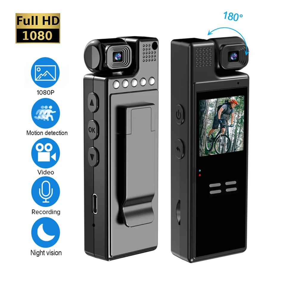 Full 1080P HD Mini Camera Infrared Night Vision Portable Camcorder BodyCam Small 180° Rotating Bike Camera Sports DV Car DVR Cam
Full 1080P HD Mini Camera Infrared Night Vision Portable Camcorder BodyCam Small 180° Rotating Bike Camera Sports DV Car DVR Cam