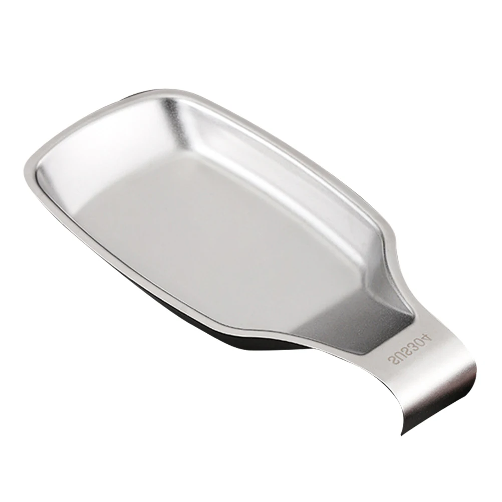 Stainless Steel Spoon Rest Ladle Holder Kitchen Utensil Rack Modern Soup Spoon Stand Drip-Proof Ceramic Edge Spatula Fork
Stainless Steel Spoon Rest Ladle Holder Kitchen Utensil Rack Modern Soup Spoon Stand Drip-Proof Ceramic Edge Spatula Fork