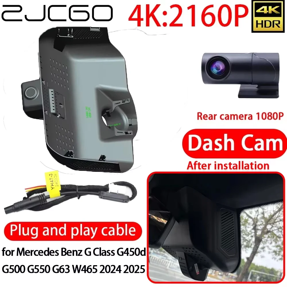 ZJCGO for Mercedes Benz G Class G450d G500 G550 G63 W465 2024 2025 4K DVR Dash Cam Wifi Front 2160P Rear Car Camera 24h Monitor
ZJCGO for Mercedes Benz G Class G450d G500 G550 G63 W465 2024 2025 4K DVR Dash Cam Wifi Front 2160P Rear Car Camera 24h Monitor