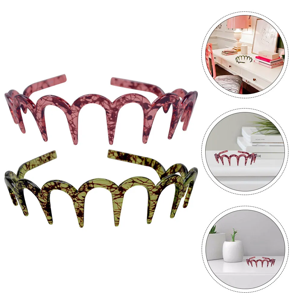 2Pcs U Toothed Headband Comfortable Resin Hair Hoops for Daily Leisure Sports Vacation Lady Hair Accessories Headband
2Pcs U Toothed Headband Comfortable Resin Hair Hoops for Daily Leisure Sports Vacation Lady Hair Accessories Headband
