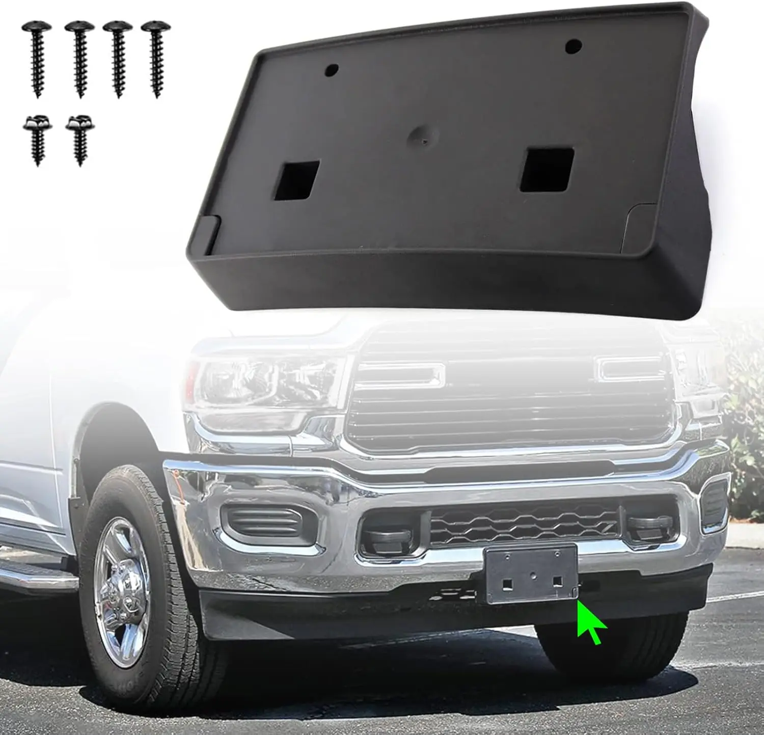 Front License Plate Frame for Dodge Ram 2500 3500 4500 5500 2019-2025 with Screws
Front License Plate Frame for Dodge Ram 2500 3500 4500 5500 2019-2025 with Screws