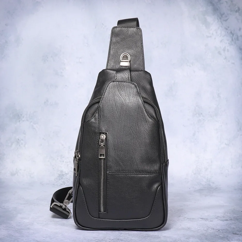 Men's Leather Crossbody Bag, Slim Anti-Theft Sling Pack for Tech Essentials
Men's Leather Crossbody Bag, Slim Anti-Theft Sling Pack for Tech Essentials