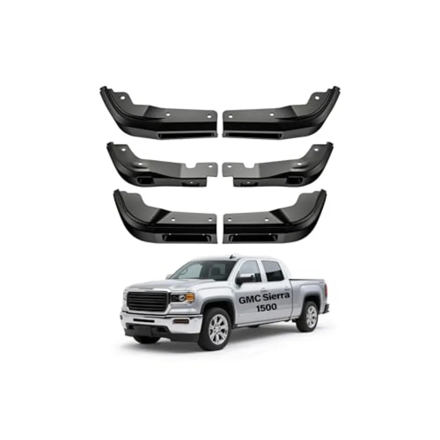 6PCS Mud Flap Delete for 2019-2025 Accessories Front Rear Truck Mud Flaps Delete No Drilling Mudflaps All Weather Protector Mud
6PCS Mud Flap Delete for 2019-2025 Accessories Front Rear Truck Mud Flaps Delete No Drilling Mudflaps All Weather Protector Mud