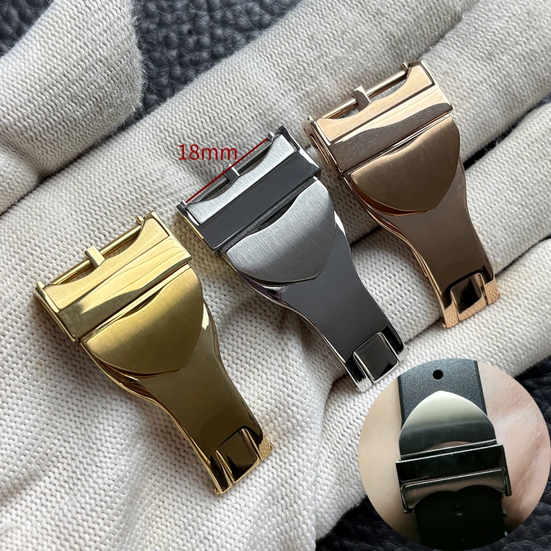 18mm Watch Band Clasp for Tudor Strap 316L Solid Stainless Steel folding buckle for Leather/Silicone Watchband Accessories
18mm Watch Band Clasp for Tudor Strap 316L Solid Stainless Steel folding buckle for Leather/Silicone Watchband Accessories