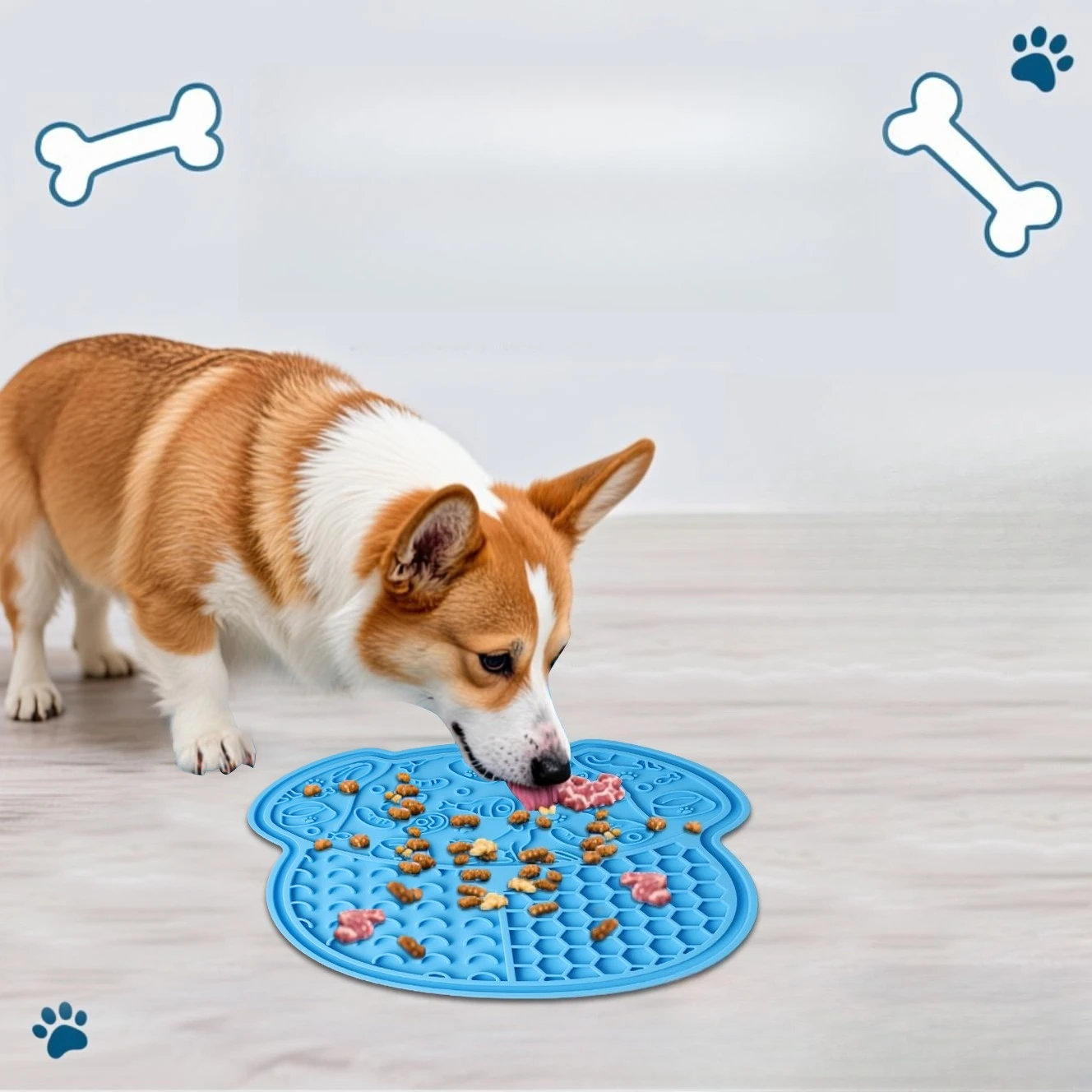 Silicone Lick Mat for Dogs Slow Feeder Non Slip Suction Cup Pet Feeding Pad Anti Choking Dog Bowl
Silicone Lick Mat for Dogs Slow Feeder Non Slip Suction Cup Pet Feeding Pad Anti Choking Dog Bowl