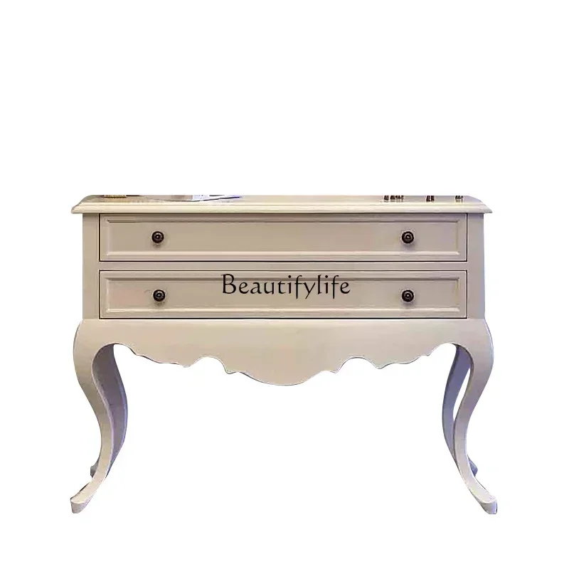 style NEW American light luxury solid wood entrance cabinet French retro foyer corridor entrance entrance decorative cabinet ss
style NEW American light luxury solid wood entrance cabinet French retro foyer corridor entrance entrance decorative cabinet ss