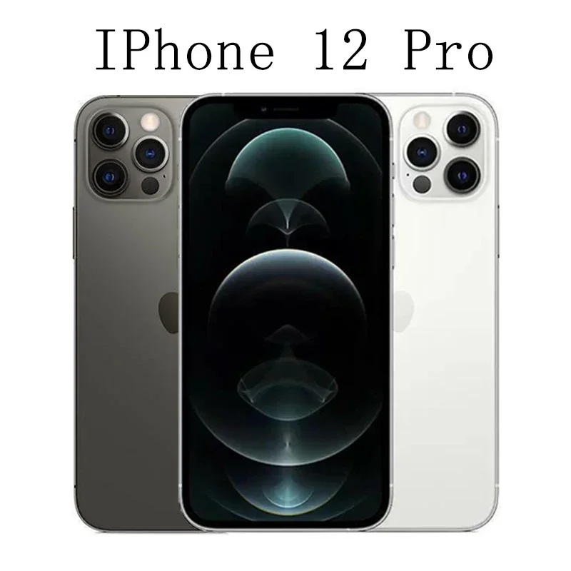 Apple iPhone 12 Pro 5G Mobile Phone Face ID 128GB/256/512GB ROM 6.1'' OLED Screen A14 Hexa-core Unlocked Original 12 Pro Phone
Apple iPhone 12 Pro 5G Mobile Phone Face ID 128GB/256/512GB ROM 6.1'' OLED Screen A14 Hexa-core Unlocked Original 12 Pro Phone