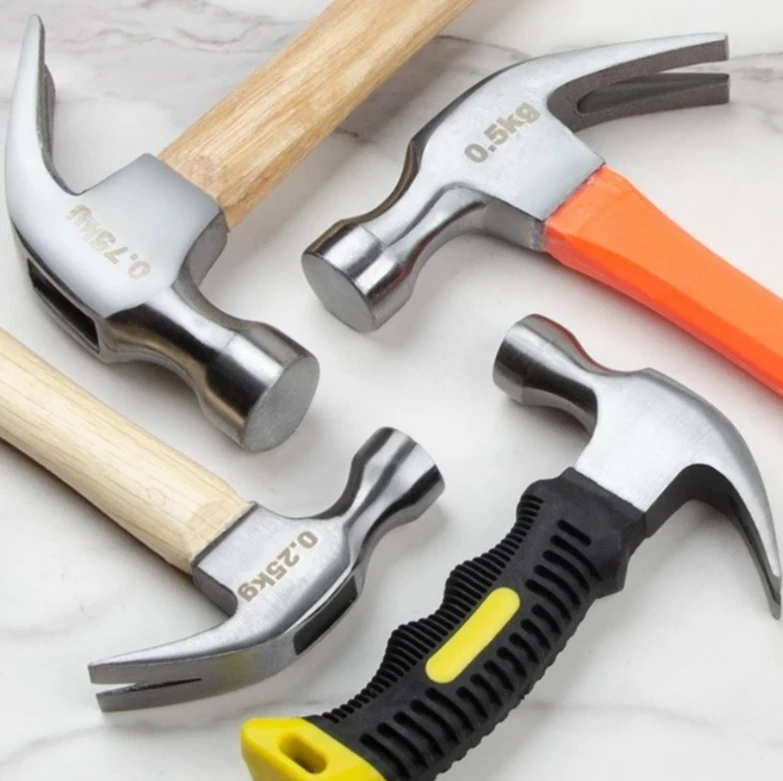 Car Household Tool Claw Hammer Multi-function Woodworking Nail Wooden Handle Shock Absorption High Carbon Steel Durability
Car Household Tool Claw Hammer Multi-function Woodworking Nail Wooden Handle Shock Absorption High Carbon Steel Durability