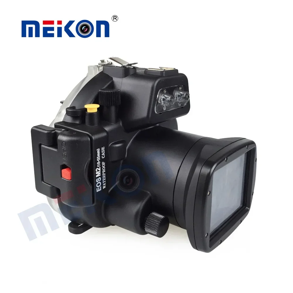 Meikang 40m plastic camera waterproof case underwater photography diving case for EOS M/M2/M3
Meikang 40m plastic camera waterproof case underwater photography diving case for EOS M/M2/M3