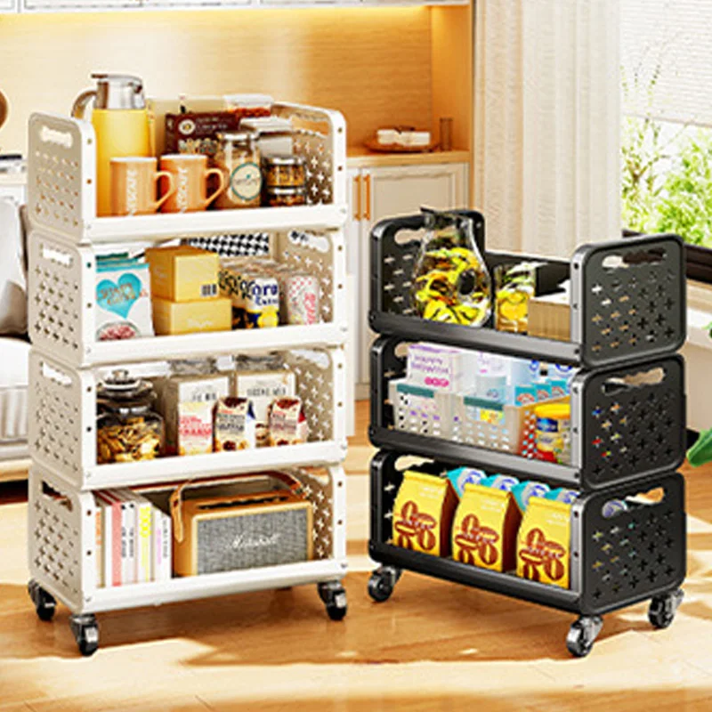 New Designed Home Kitchen Organizer Multi-Layer Removable Display Rack Metal Vegetables Storage Racks Shelving Units