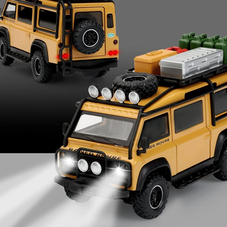 1:32 Defender Van Camping Car Off-Road Vehicle Alloy Car Model Diecast Metal Sound Light Toy Gift
1:32 Defender Van Camping Car Off-Road Vehicle Alloy Car Model Diecast Metal Sound Light Toy Gift