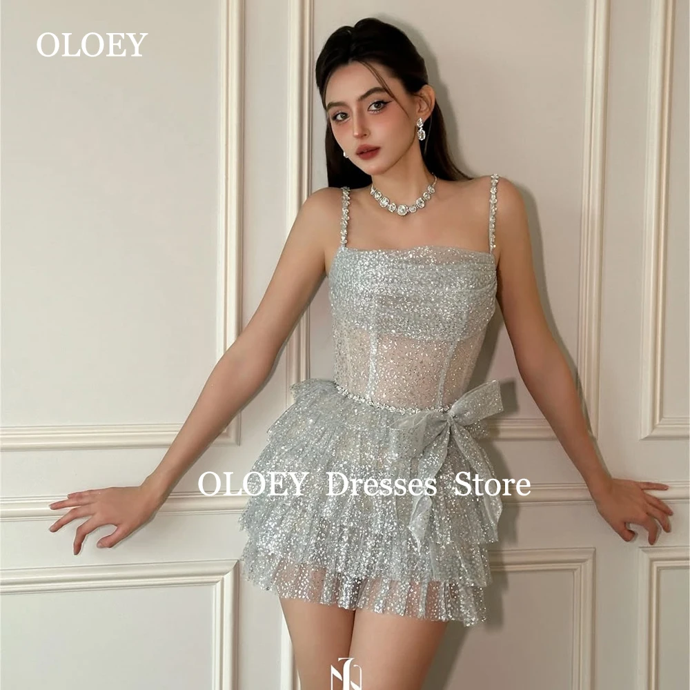 OLOEY Sexy Beading Spaghetti Straps Short Prom Cocktail Dresses Customized Pleats Layered Glitter Mini Wedding Party Gowns
OLOEY Sexy Beading Spaghetti Straps Short Prom Cocktail Dresses Customized Pleats Layered Glitter Mini Wedding Party Gowns