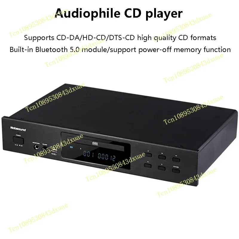 Professional HIFI CD Player, Audiophile Home Bluetooth 5.0 Music USB Digital Audio Player Supports CD-DA Format Built-in Ear Amp
Professional HIFI CD Player, Audiophile Home Bluetooth 5.0 Music USB Digital Audio Player Supports CD-DA Format Built-in Ear Amp