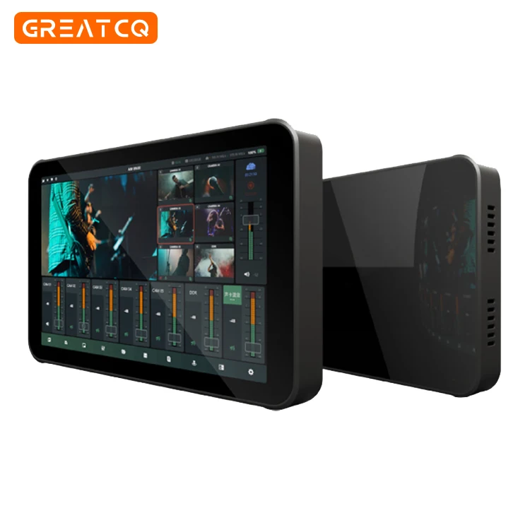 Mixer Switcher Encoder -Based 4K MP4 Live Stream Broadcast Machine with 8-inch Display
Mixer Switcher Encoder -Based 4K MP4 Live Stream Broadcast Machine with 8-inch Display