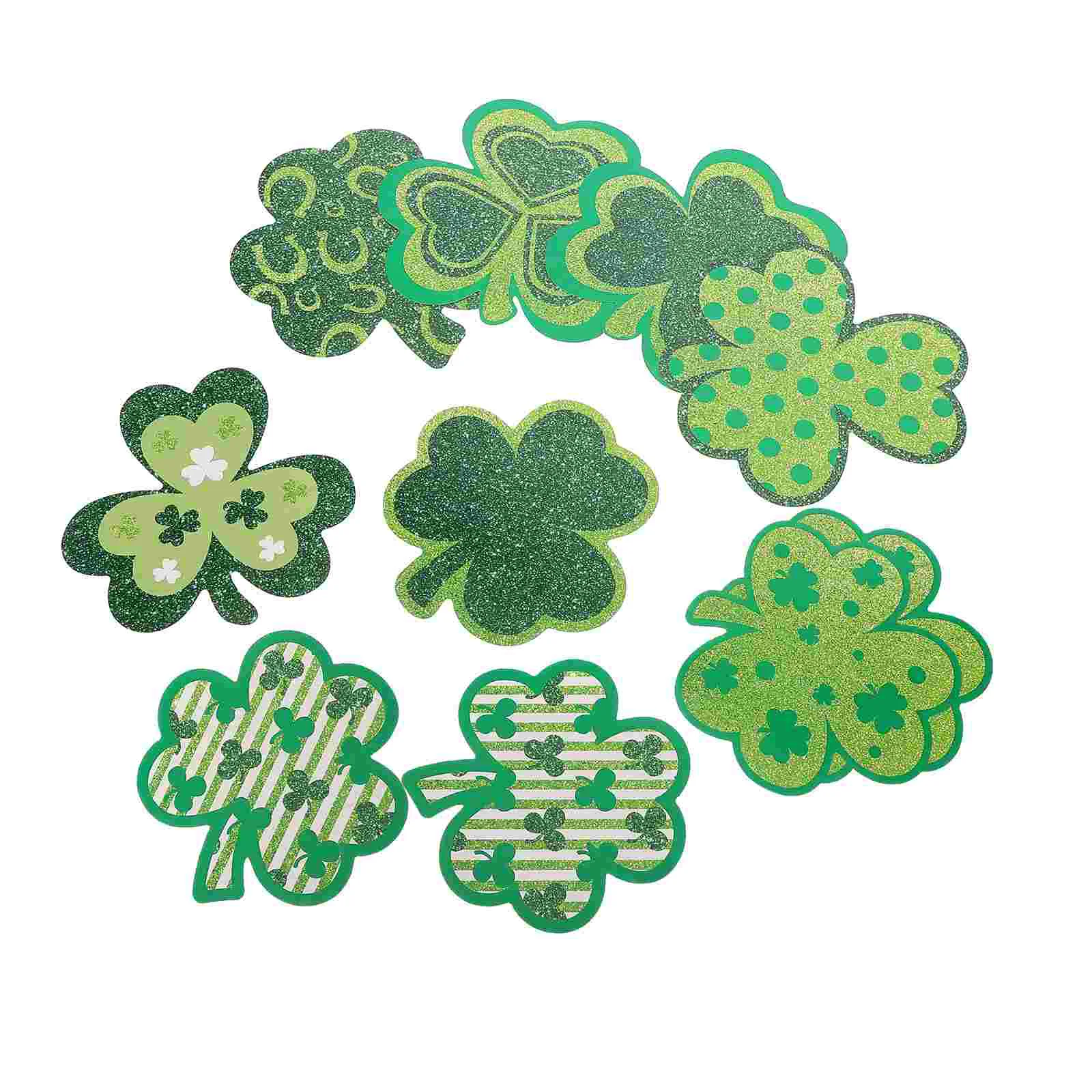 16 Pcs Patrick Wall Sticker Glitter Shamrock Hanging Saint Foam Cutouts Lucky Stickers Material Easy Application Festive
16 Pcs Patrick Wall Sticker Glitter Shamrock Hanging Saint Foam Cutouts Lucky Stickers Material Easy Application Festive