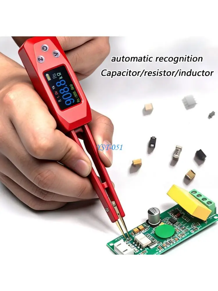 E15A Digital Bridge Tweezer Multimeter Tester with Automatic Component Recognition and 100Hz 1KHz 10KHz Frequencies
E15A Digital Bridge Tweezer Multimeter Tester with Automatic Component Recognition and 100Hz 1KHz 10KHz Frequencies