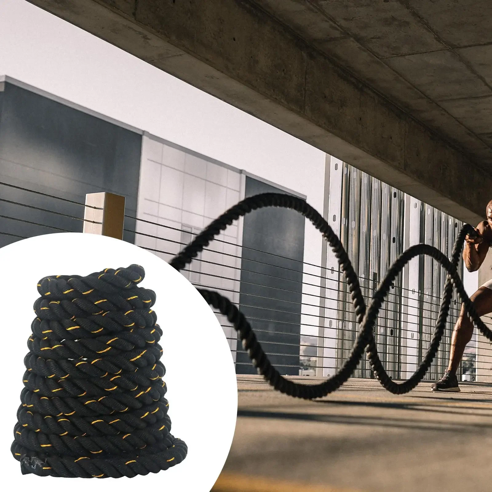 Training Rope Fitness Professional Skipping Rope for Gym Outdoor Home Battling Training Fitness Rope Battling Strength Training
Training Rope Fitness Professional Skipping Rope for Gym Outdoor Home Battling Training Fitness Rope Battling Strength Training