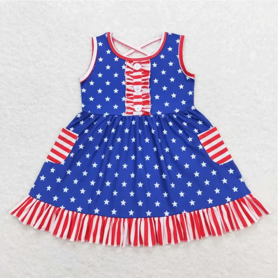 Girl Cute Dress Cute Short Sleeve Summer Girls Twirl Dresses Kids 4Th of July Clothing Children Boutique Toddler Kids Clothes
Girl Cute Dress Cute Short Sleeve Summer Girls Twirl Dresses Kids 4Th of July Clothing Children Boutique Toddler Kids Clothes