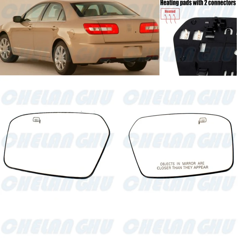 1 Pair Heated Rearview Mirror Glass for Lincoln Zephyr 2006 Car accessories 6E5Z17K707B 6E5Z17K707A
1 Pair Heated Rearview Mirror Glass for Lincoln Zephyr 2006 Car accessories 6E5Z17K707B 6E5Z17K707A