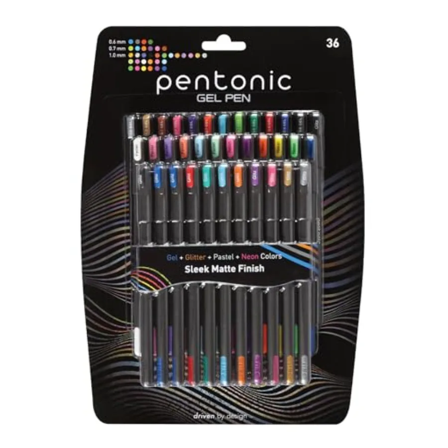 Gel Pens, Count, Assorted Colors Assorted Color, Neon, Pastel and Glitter,Medium and Fine Point, Smooth Writing For Journaling
Gel Pens, Count, Assorted Colors Assorted Color, Neon, Pastel and Glitter,Medium and Fine Point, Smooth Writing For Journaling