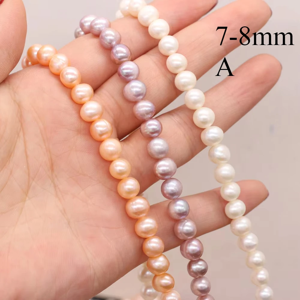 7-8mm A Natural Freshwater Pearl Beads Potato Shape Loose Bead for Jewelry Making DIY Necklace Earring Bracelet Accessories Gift
7-8mm A Natural Freshwater Pearl Beads Potato Shape Loose Bead for Jewelry Making DIY Necklace Earring Bracelet Accessories Gift
