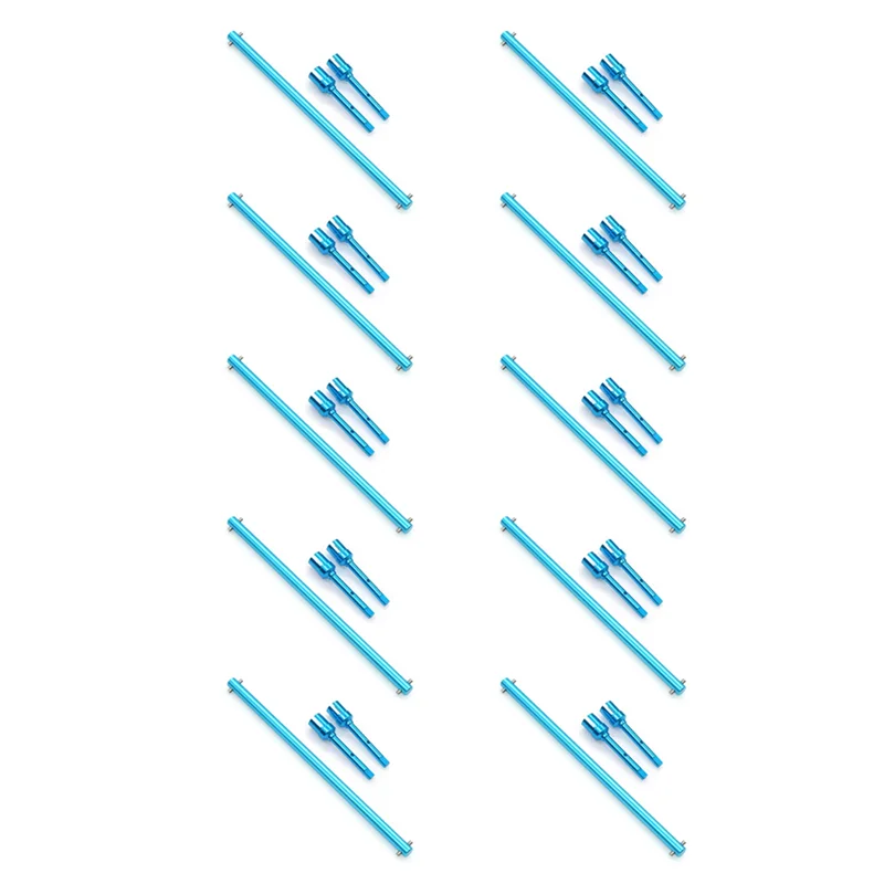 YSUN-10X Metal Central Drive Shaft And Propeller Joint Set For Tamiya TT-02 TT-02B TT02 TT02B 1/10 RC Car Upgrade Parts,1
YSUN-10X Metal Central Drive Shaft And Propeller Joint Set For Tamiya TT-02 TT-02B TT02 TT02B 1/10 RC Car Upgrade Parts,1