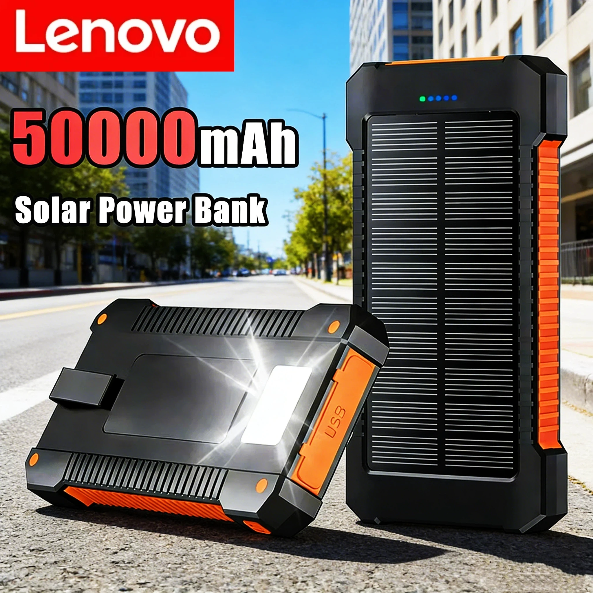 Портативный внешний аккумулятор Lenovo Solar Power Bank 50000 мАч с быстрой зарядкой, USB-C, универсальный для Huawei, Samsung, сертифицирован CE
Портативный внешний аккумулятор Lenovo Solar Power Bank 50000 мАч с быстрой зарядкой, USB-C, универсальный для Huawei, Samsung, сертифицирован CE