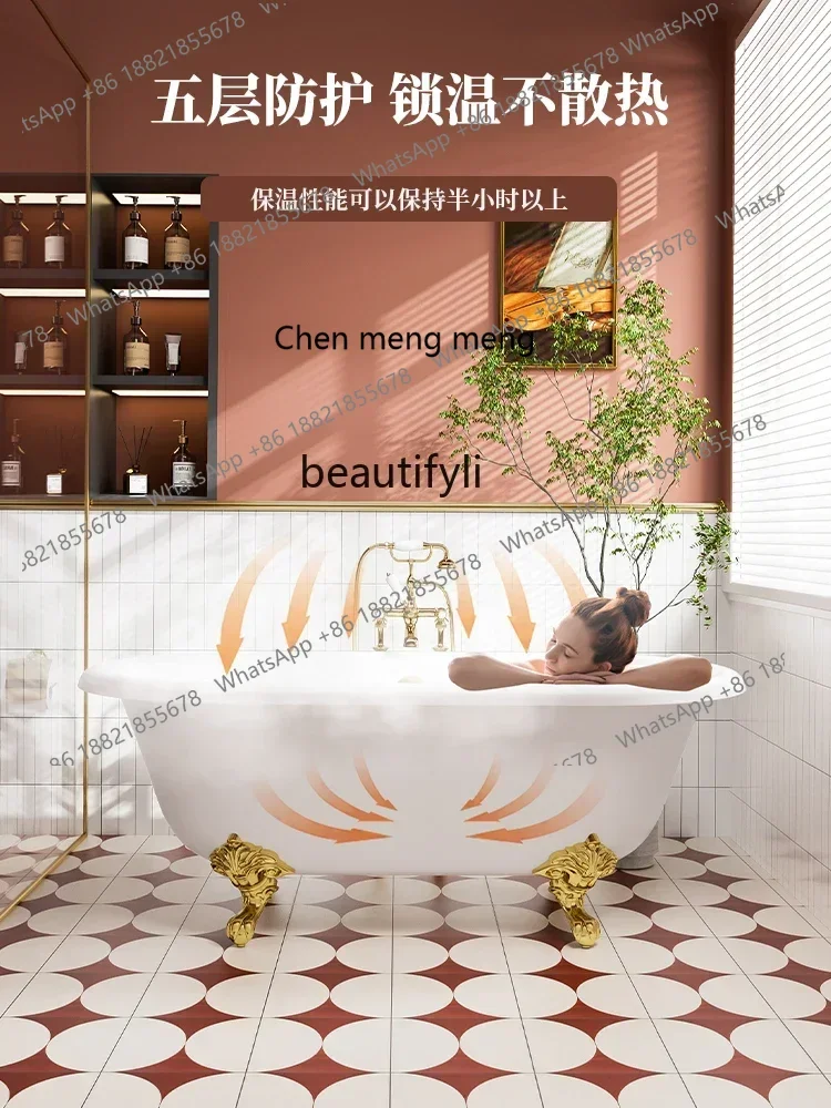 ss cn8350 ss 8350 European-Style Household Cast Iron Enamel Independent Imperial Concubine Bathtub Adult Bath Retro American Cer
ss cn8350 ss 8350 European-Style Household Cast Iron Enamel Independent Imperial Concubine Bathtub Adult Bath Retro American Cer