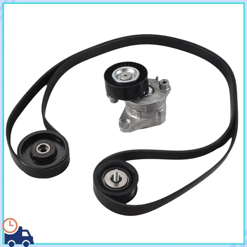 Engine Drive Belt Tensioner Assembly & 2 Idler Pulleys & Belt For Mercedes-Benz M272 M273 2722000270+1419+1019+6PK2400
Engine Drive Belt Tensioner Assembly & 2 Idler Pulleys & Belt For Mercedes-Benz M272 M273 2722000270+1419+1019+6PK2400