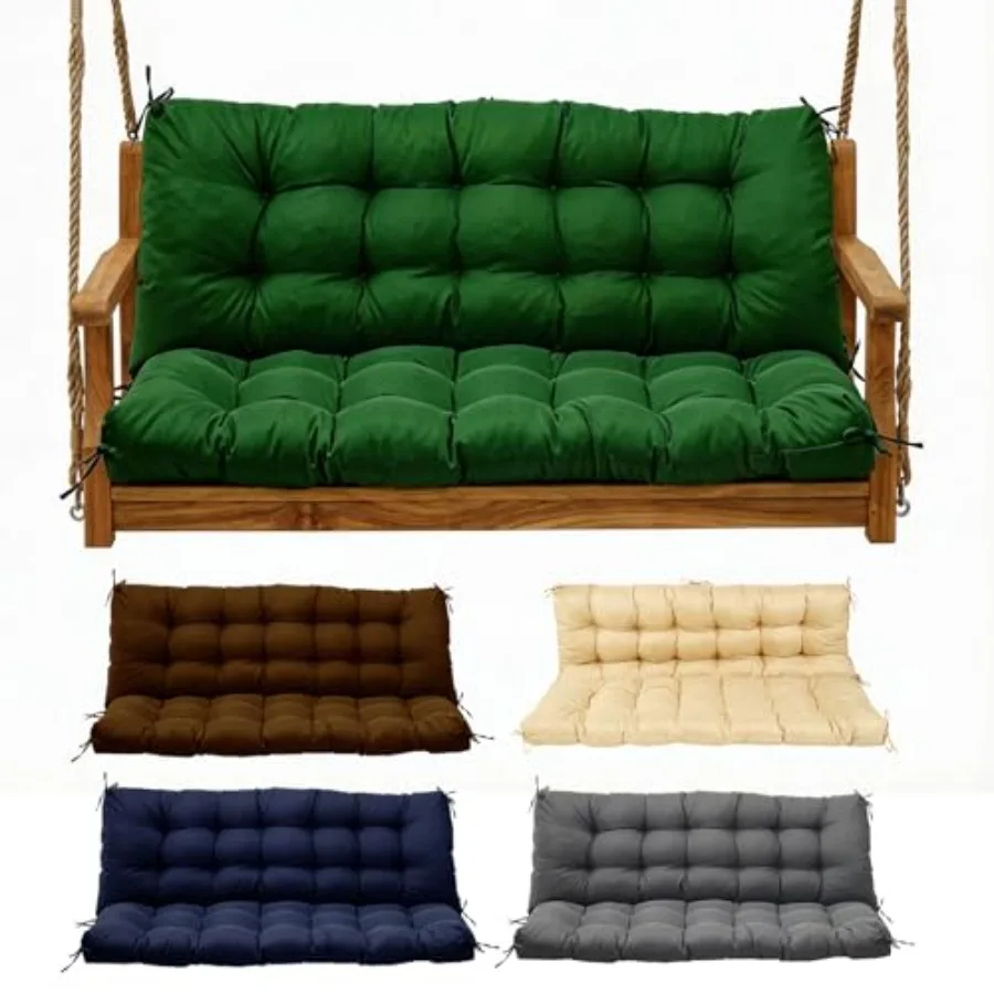 Porch Swing CushionsWaterproof Bench Cushion for Outdoor Furniture 2-3 Seater Replacement Thickened Swing Cushion with Ties Pat
Porch Swing CushionsWaterproof Bench Cushion for Outdoor Furniture 2-3 Seater Replacement Thickened Swing Cushion with Ties Pat