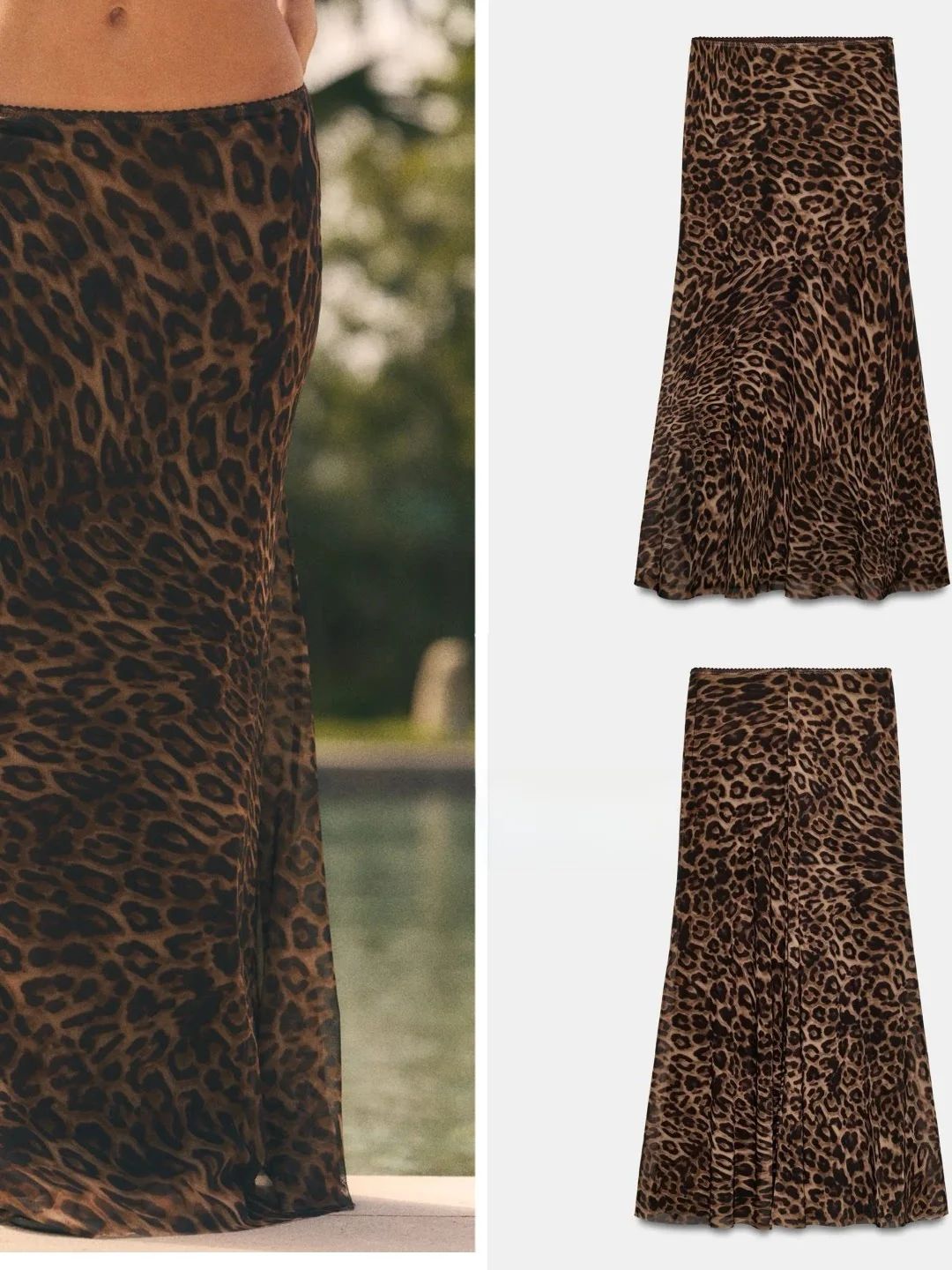 Summer 2026 Women's Mid-Waist Elastic Waist Leopard Print Skirt Sexy Bodycon Fish Tail Skirt Fashionable Maturation Style
Summer 2026 Women's Mid-Waist Elastic Waist Leopard Print Skirt Sexy Bodycon Fish Tail Skirt Fashionable Maturation Style