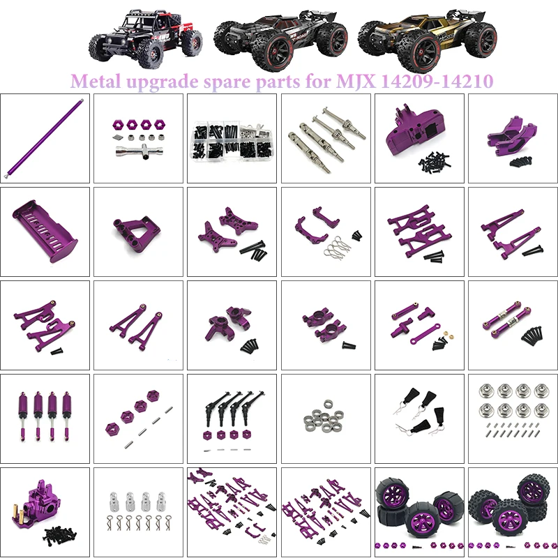 MJX 14210 14209 1/14 Rc Car Metal Upgraded Parts Steering Cup Rear Wheel Seat Front and Rear Suspension Tie Rods Car Accessories
MJX 14210 14209 1/14 Rc Car Metal Upgraded Parts Steering Cup Rear Wheel Seat Front and Rear Suspension Tie Rods Car Accessories