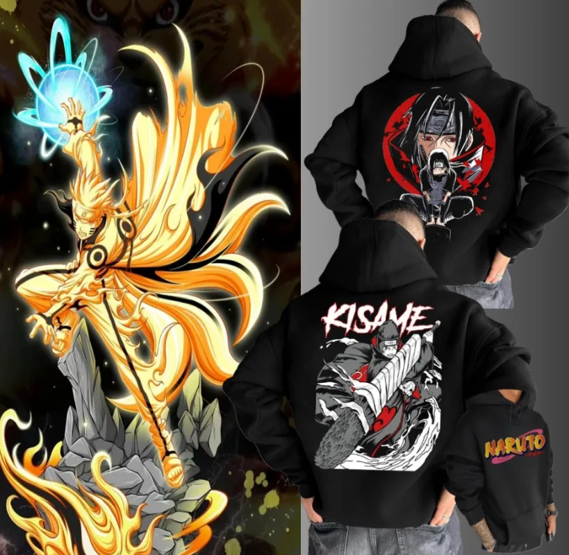 Authentic Bandai Naruto Anime 2025 Autumn and Winter Hot Selling Cotton Classic Character Front and Back Printed Pocket Hoodie
Authentic Bandai Naruto Anime 2025 Autumn and Winter Hot Selling Cotton Classic Character Front and Back Printed Pocket Hoodie