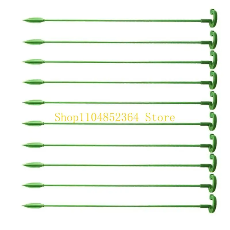 652F 10 шт. колья для растений, прочный держатель для вертикального роста, для комнатных и уличных растений, помидоров, фасоли
652F 10 шт. колья для растений, прочный держатель для вертикального роста, для комнатных и уличных растений, помидоров, фасоли