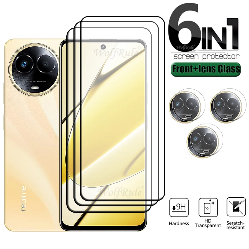 6-in-1 for Realme 14/14T/14x/15/15T Tempered Glass Screen Protector - 99.9% HD Transparency Zero Distortion, Easy Installation
6-in-1 for Realme 14/14T/14x/15/15T Tempered Glass Screen Protector - 99.9% HD Transparency Zero Distortion, Easy Installation