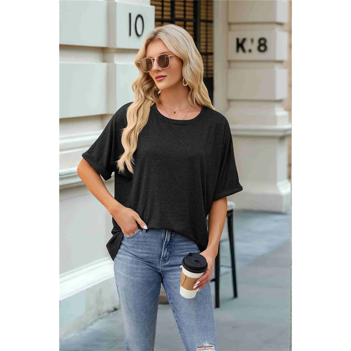 Womens Oversized T Shirts Summer Tops Spring Casual Loose Fit Workout Short Sleeve 2025 Beach Vacation
Womens Oversized T Shirts Summer Tops Spring Casual Loose Fit Workout Short Sleeve 2025 Beach Vacation