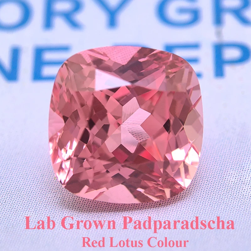 Lab Grown Padparadscha Red Lotus Colour Square Cushion VVS1 Charms Beads Diy Jewelry Making Materials Selectable AGL Certificate
Lab Grown Padparadscha Red Lotus Colour Square Cushion VVS1 Charms Beads Diy Jewelry Making Materials Selectable AGL Certificate