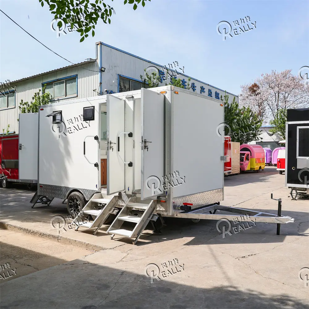 2025 Hot Sale 4 Station Restroom Travel Trailer Toilet Public Portable Toilet Mobile Toilet Trailer
2025 Hot Sale 4 Station Restroom Travel Trailer Toilet Public Portable Toilet Mobile Toilet Trailer