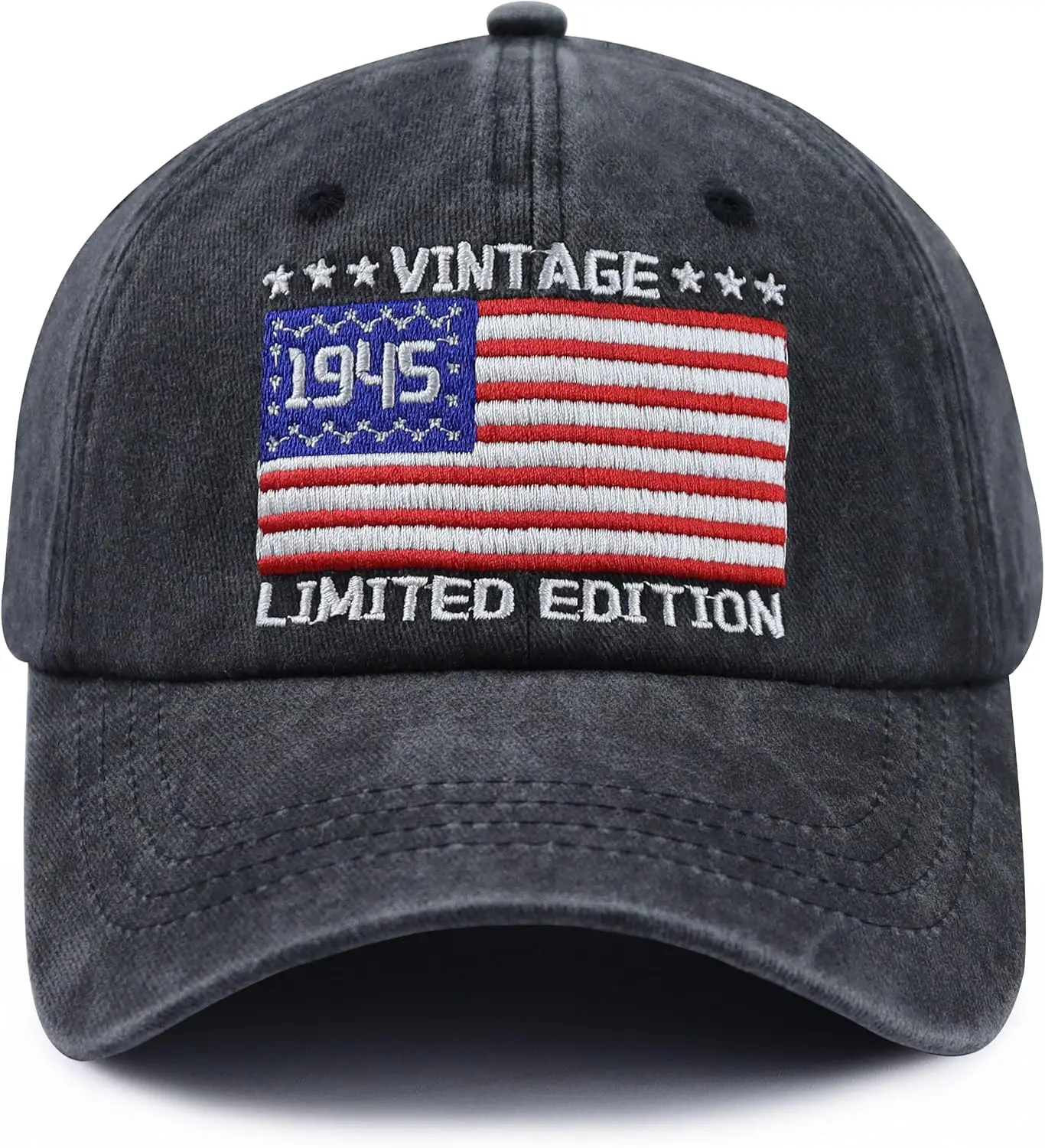 Limited Edition 1935 1945 1955 1965 1975 1985 1995 Hats for Men Women, Vintage American Flag Decor Birthday Gift Baseball Cap
Limited Edition 1935 1945 1955 1965 1975 1985 1995 Hats for Men Women, Vintage American Flag Decor Birthday Gift Baseball Cap