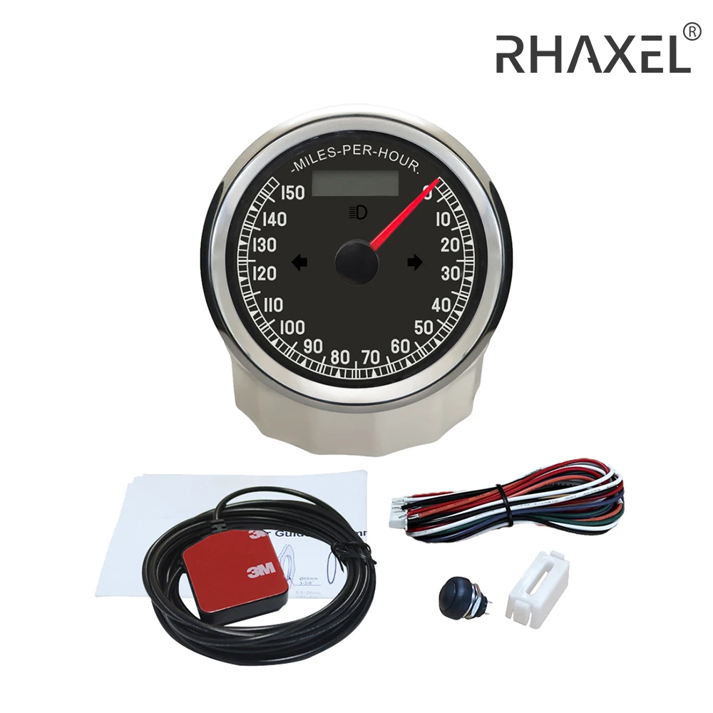RHAXEL 85mm MPH GPS Speedometer 80MPH 150MPH Odometer Adjustable for Car Truck Motorcycle Boat with Backlight 12V 24V
RHAXEL 85mm MPH GPS Speedometer 80MPH 150MPH Odometer Adjustable for Car Truck Motorcycle Boat with Backlight 12V 24V