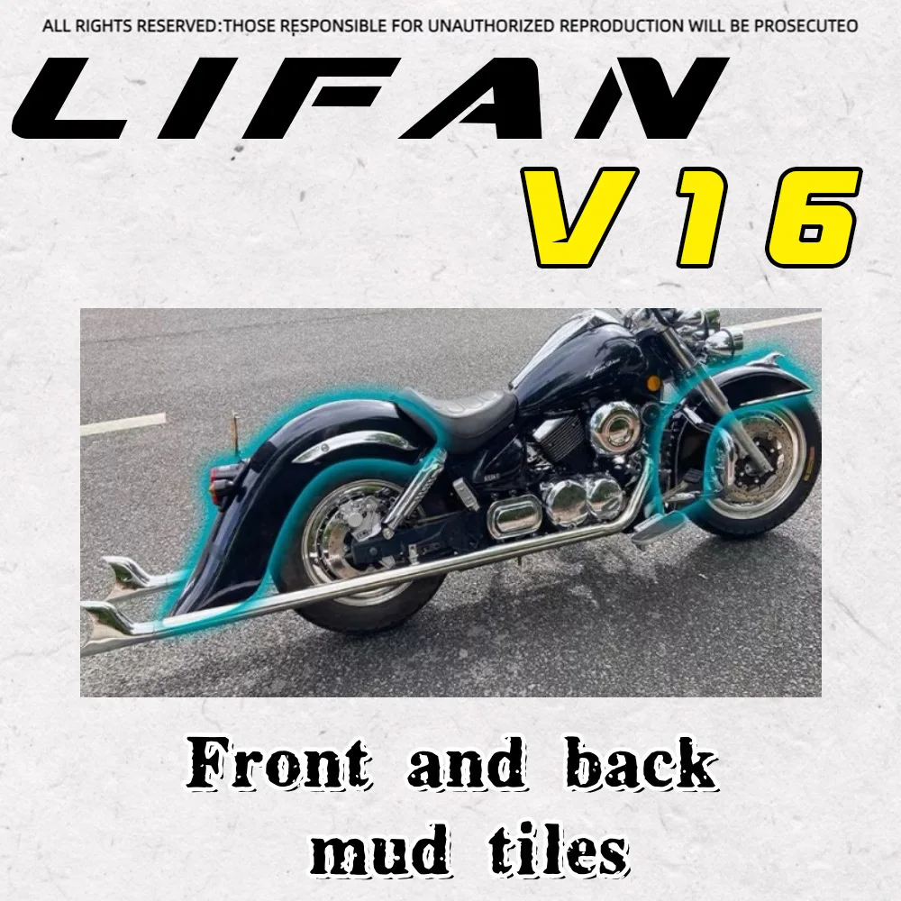 Used for Lifan V16 modified mud tiles Harley gang rear mud tiles Extended mud tiles decoration without damage
Used for Lifan V16 modified mud tiles Harley gang rear mud tiles Extended mud tiles decoration without damage