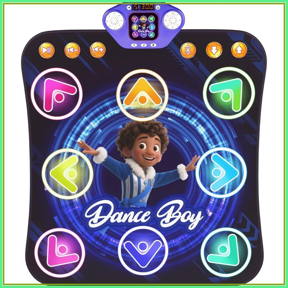 Bluetooth Dance Pad with Light-Up Keys, Interactive Game for Kids 3-12, Non-Slip & Built-In Music, Gift for Boys Girls
Bluetooth Dance Pad with Light-Up Keys, Interactive Game for Kids 3-12, Non-Slip & Built-In Music, Gift for Boys Girls