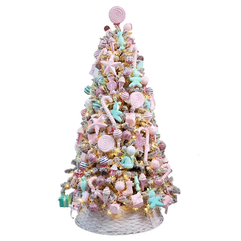 Christmas decoration macaron flocked Christmas tree, large Christmas tree set luminous decoration
Christmas decoration macaron flocked Christmas tree, large Christmas tree set luminous decoration