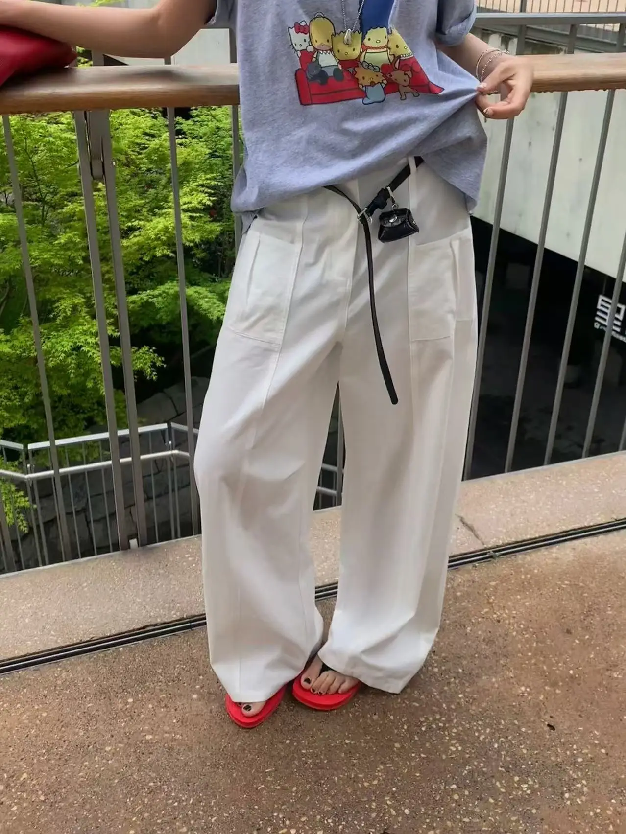 Lilianfueeh Korean Style Straight Leg Casual Pants Women's Versatile Slimming High Waist Loose Fit Commute Wind Spring 2026
Lilianfueeh Korean Style Straight Leg Casual Pants Women's Versatile Slimming High Waist Loose Fit Commute Wind Spring 2026