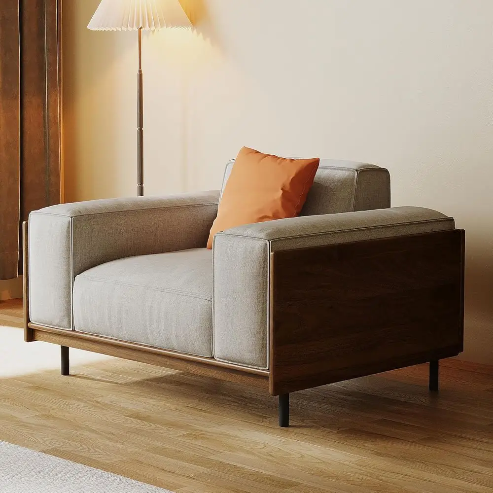 Tri-Seat Fabric Sofa with Solid Wood Frame and Comfortable Cushion, Ideal for Living Spaces and Offices, Gray (40.94 Armchair)
Tri-Seat Fabric Sofa with Solid Wood Frame and Comfortable Cushion, Ideal for Living Spaces and Offices, Gray (40.94 Armchair)
